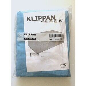 IKEA Klippan 2-Seat Sofa COVER Vissle Light Blue Sky Loveseat Slipcover NEW
